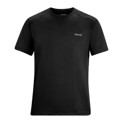 Ash-Black - Front - Regatta Mens Virda T-Shirt