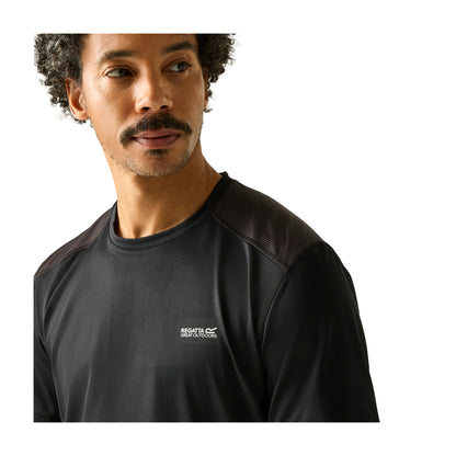 Ash-Black - Lifestyle - Regatta Mens Virda T-Shirt