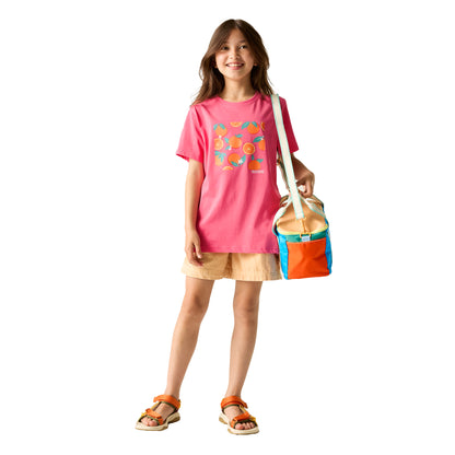 Pink Lemonade - Pack Shot - Regatta Childrens-Kids Bosley Orange T-Shirt