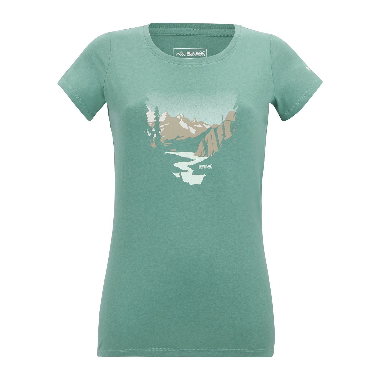 Ivy Moss - Front - Regatta Womens-Ladies Breezed T-Shirt