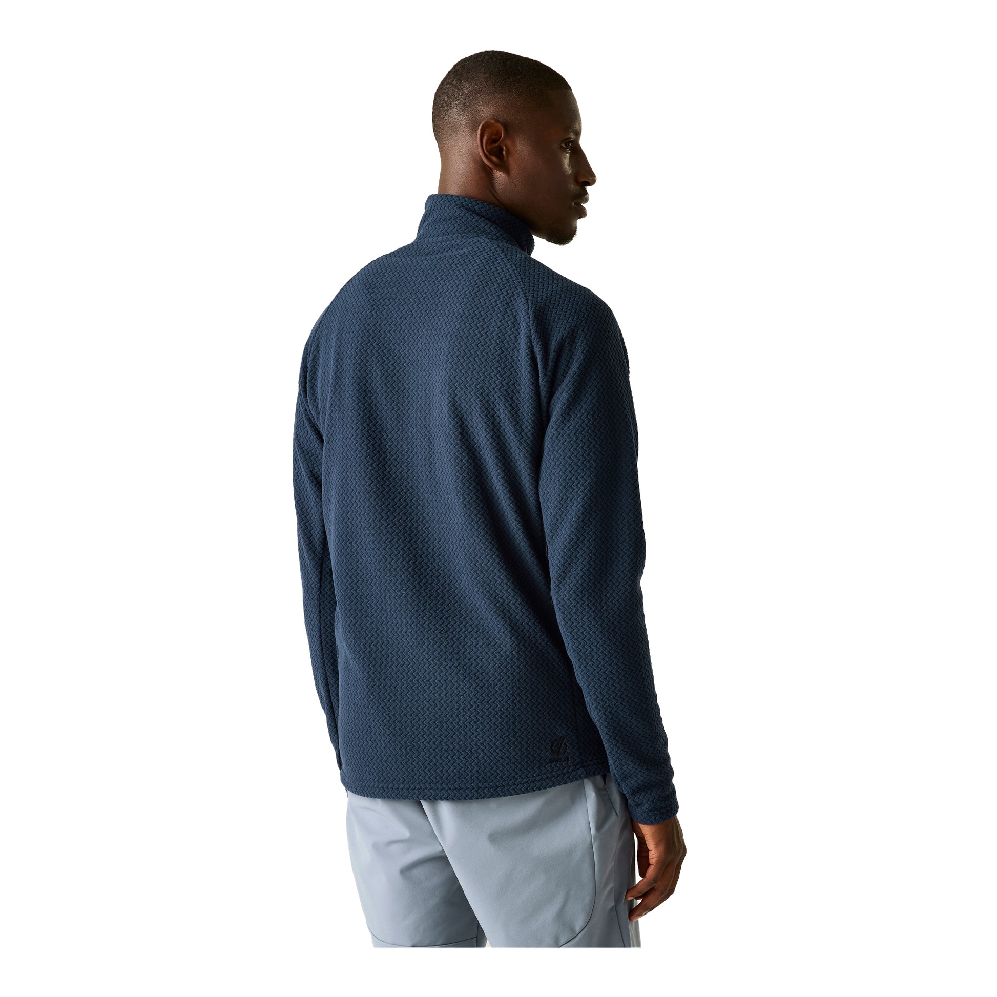 Navy - Back - Dare 2B Mens Switch Out Pro Fleece Jacket