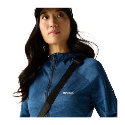 Aviator Blue - Lifestyle - Regatta Womens-Ladies Ferna Stretch Hooded Fleece Jacket