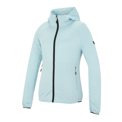 Ocean Mist - Side - Regatta Womens-Ladies Ferna Stretch Hooded Fleece Jacket