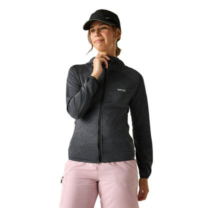 Storm Grey - Lifestyle - Regatta Womens-Ladies Ferna Stretch Hooded Fleece Jacket