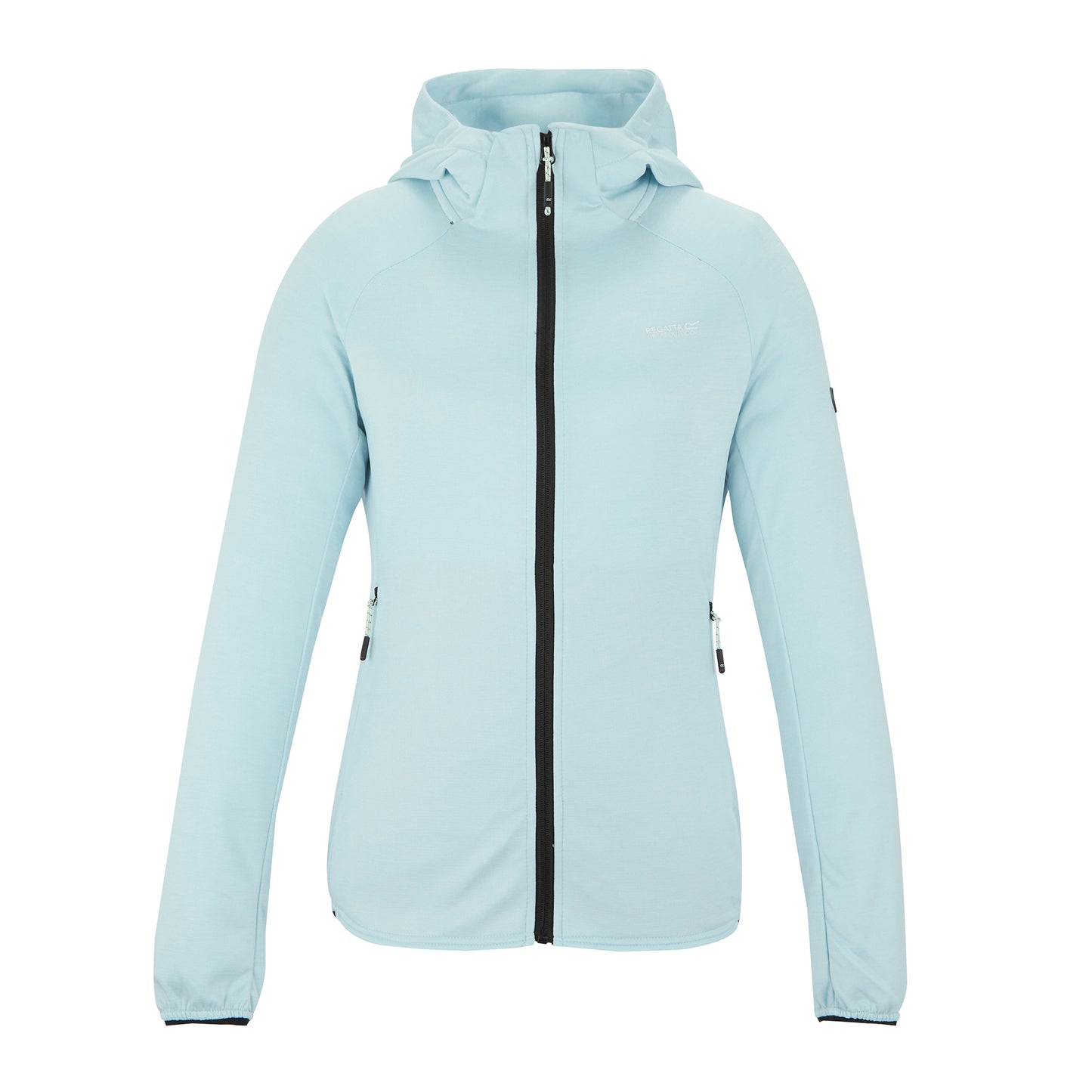 Ocean Mist - Front - Regatta Womens-Ladies Ferna Stretch Hooded Fleece Jacket