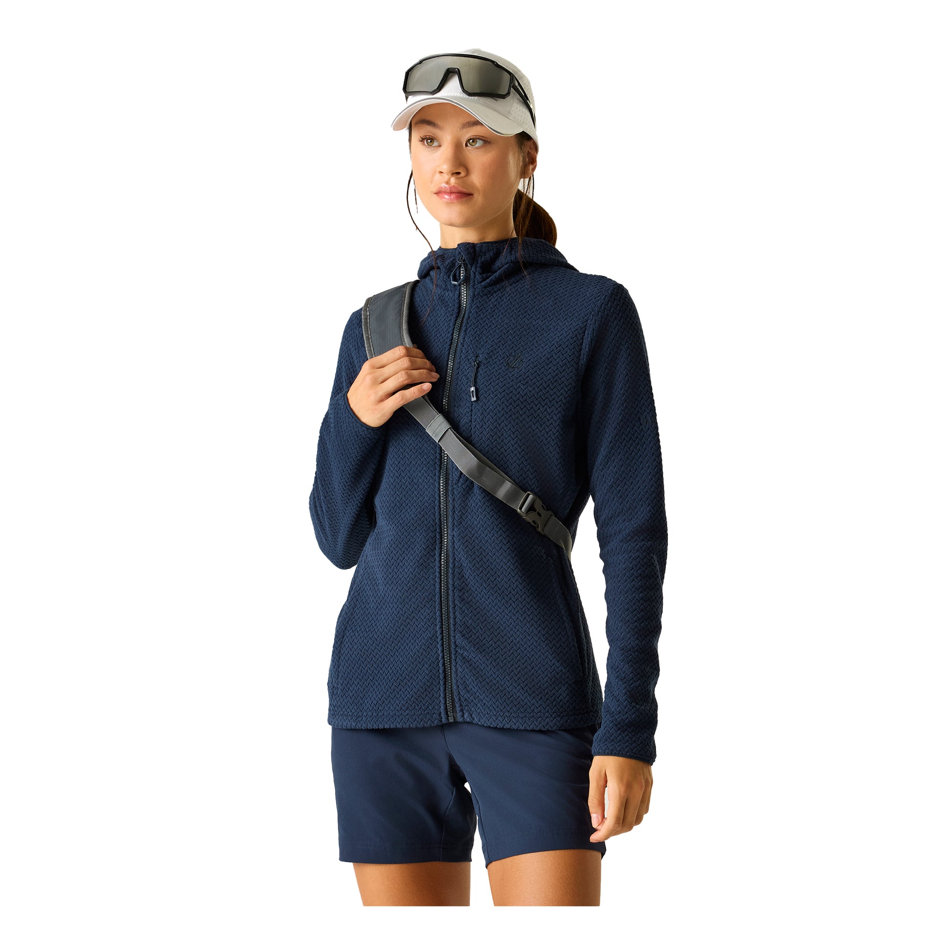 Navy - Lifestyle - Dare 2B Womens-Ladies Switch Up Pro Fleece Jacket