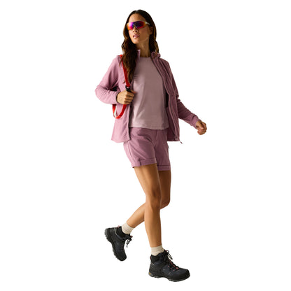 Dusky Orchid - Pack Shot - Dare 2B Womens-Ladies Switch Up Pro Fleece Jacket