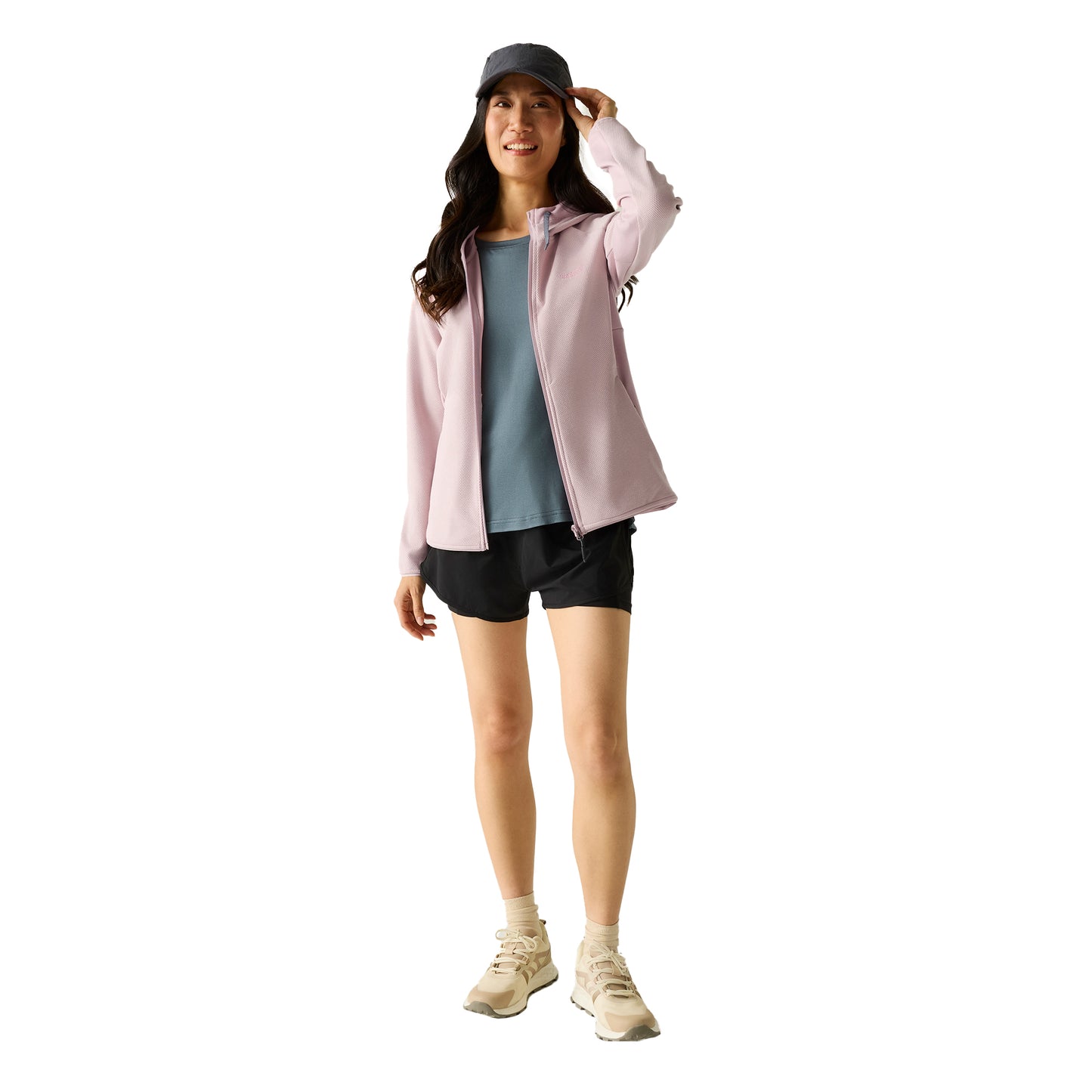 Powder Lilac - Pack Shot - Regatta Womens-Ladies Nayna Fleece Jacket