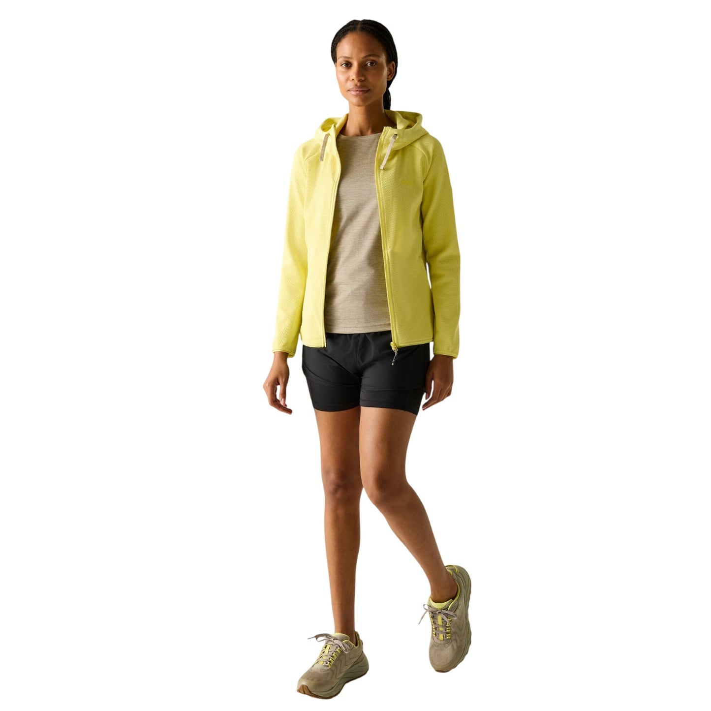 Canary Yellow - Side - Regatta Womens-Ladies Nayna Fleece Jacket