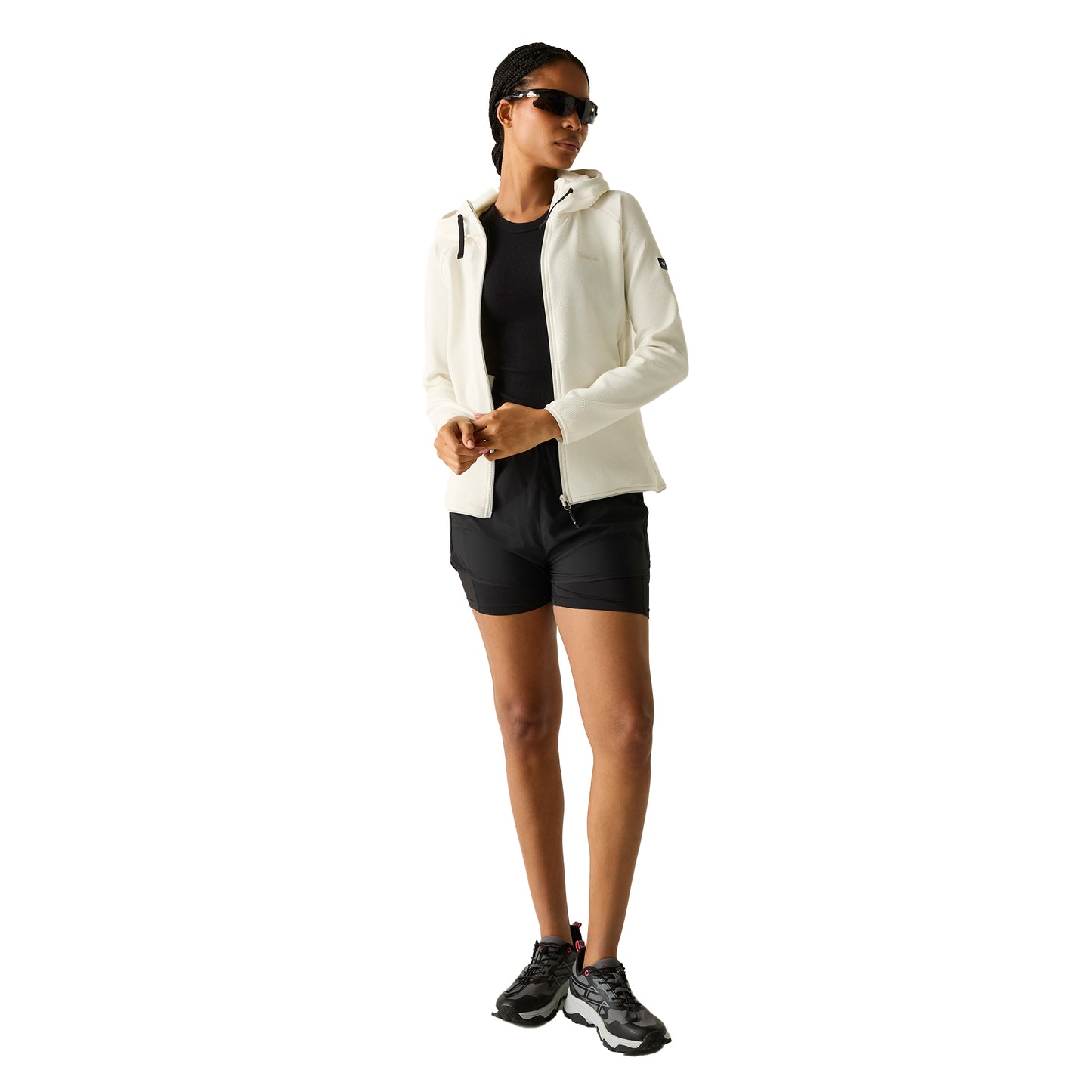 Barely White - Pack Shot - Regatta Womens-Ladies Nayna Fleece Jacket