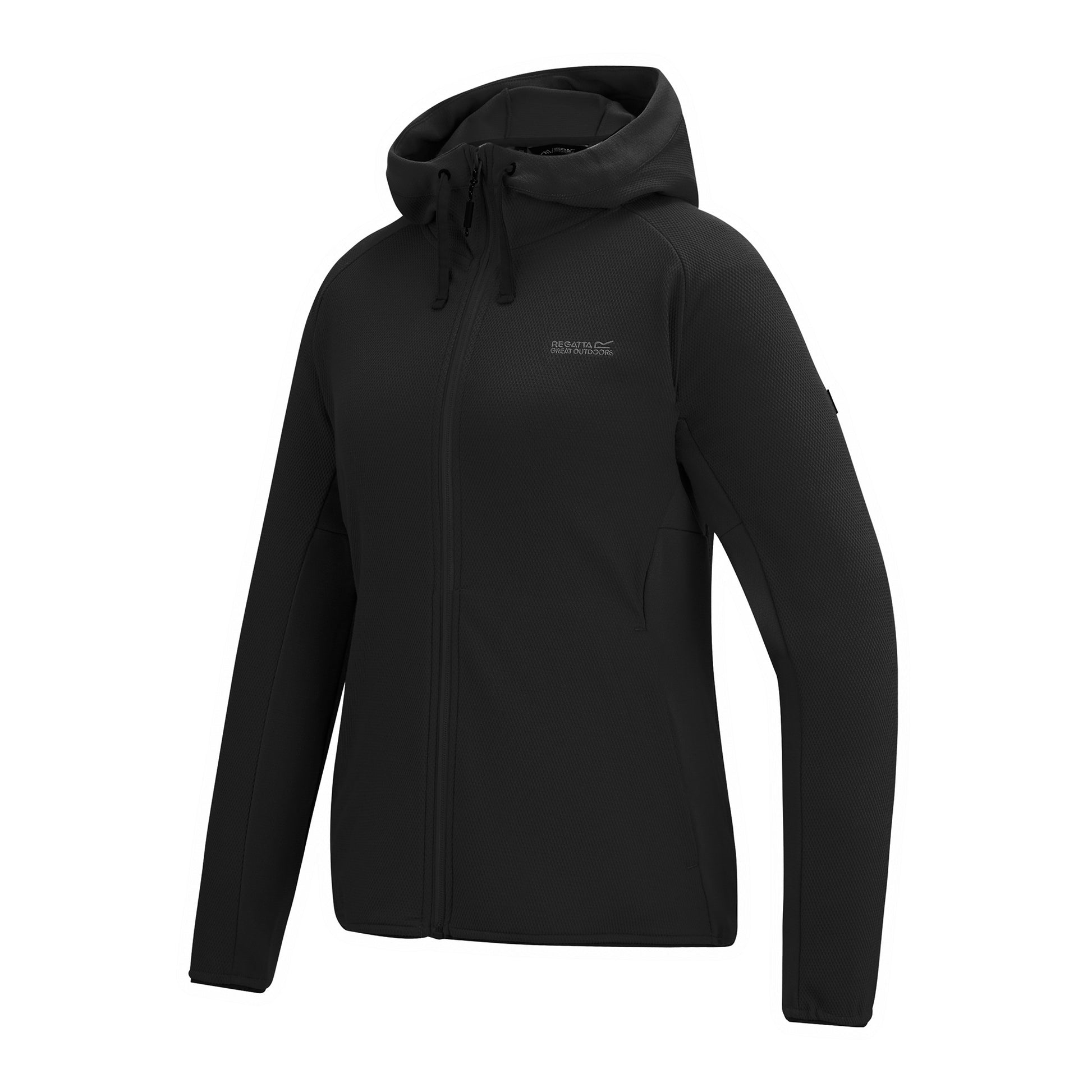 Black - Side - Regatta Womens-Ladies Nayna Fleece Jacket