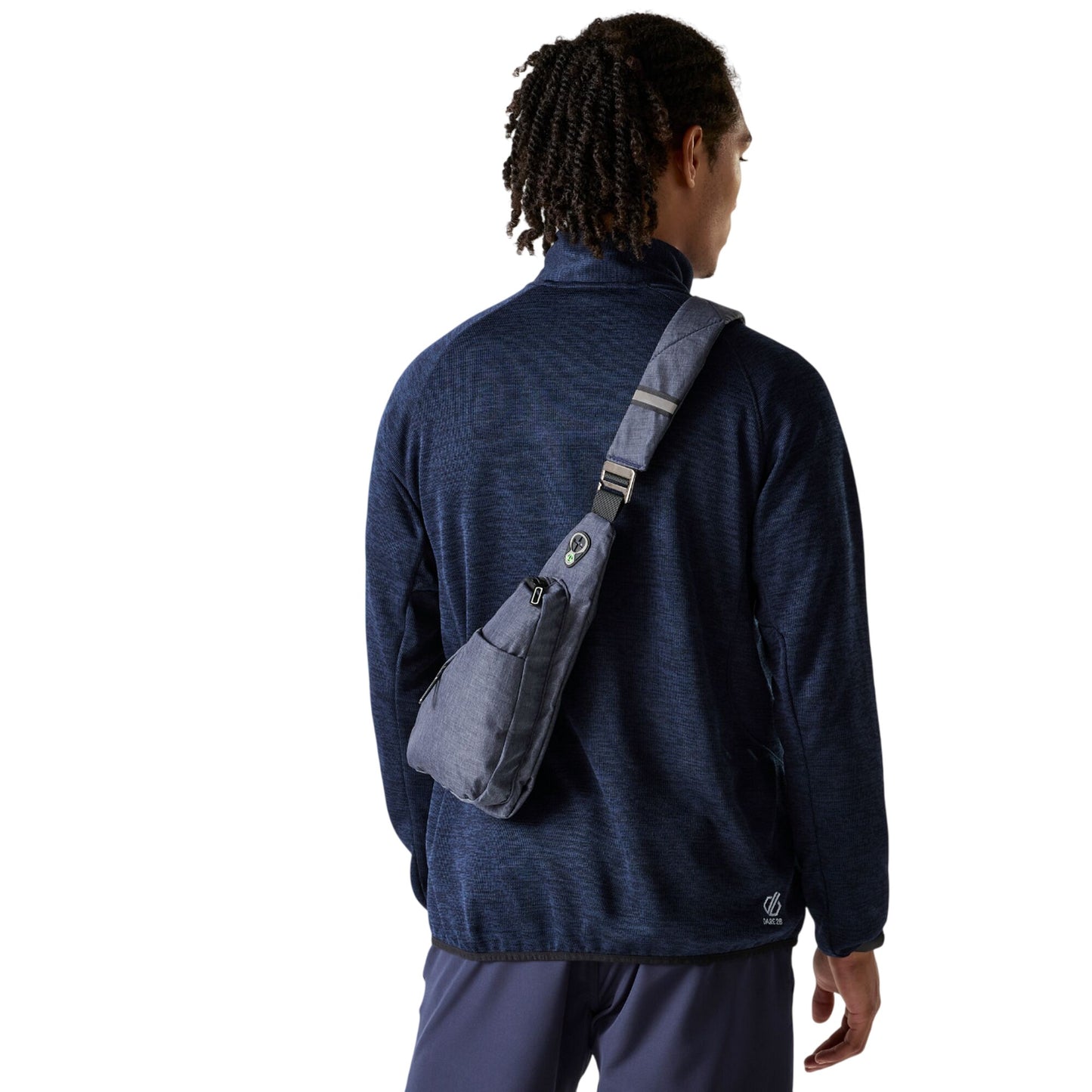 Navy-Mercury - Back - Dare 2B Mens Torrek II Fleece Jacket