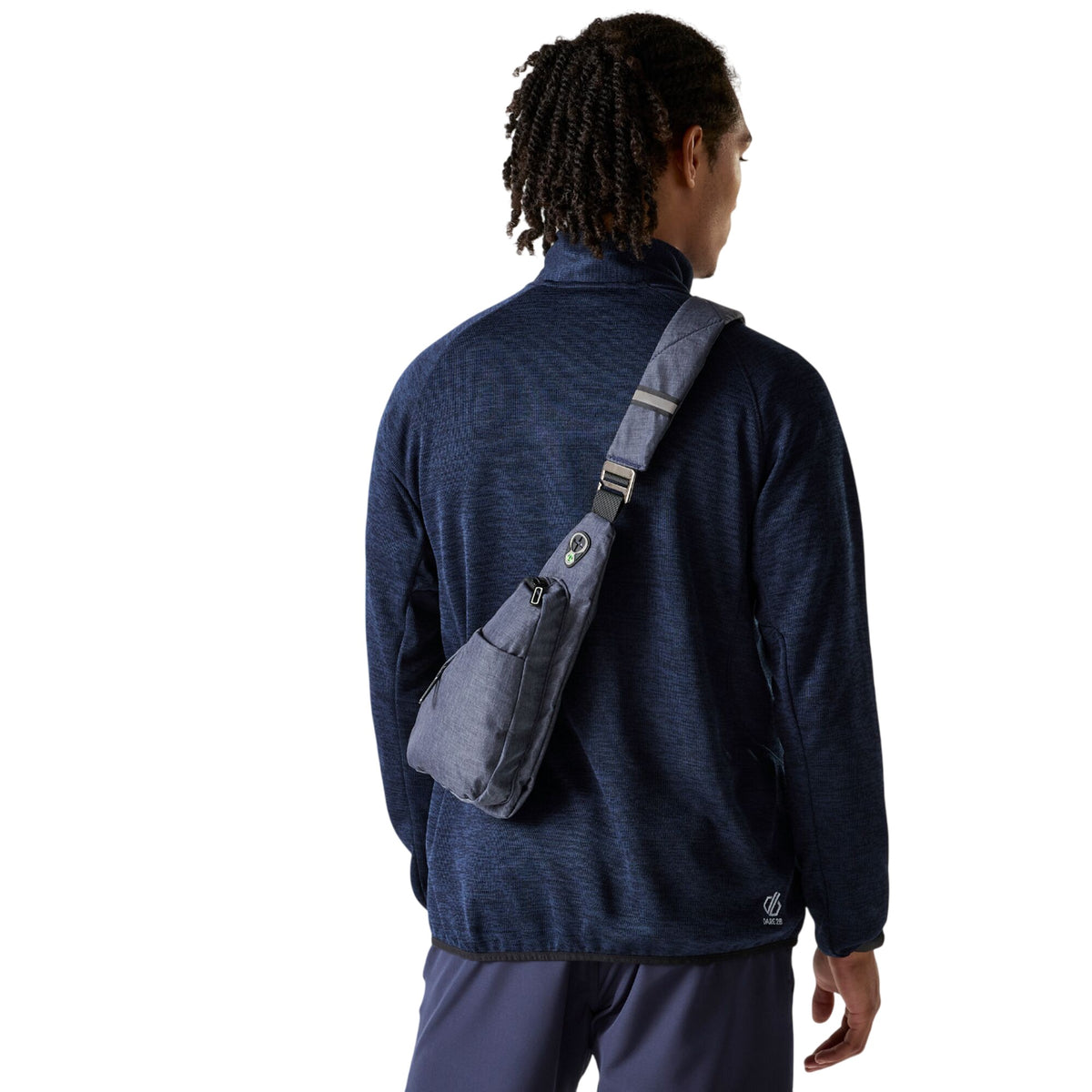 Navy-Mercury - Back - Dare 2B Mens Torrek II Fleece Jacket