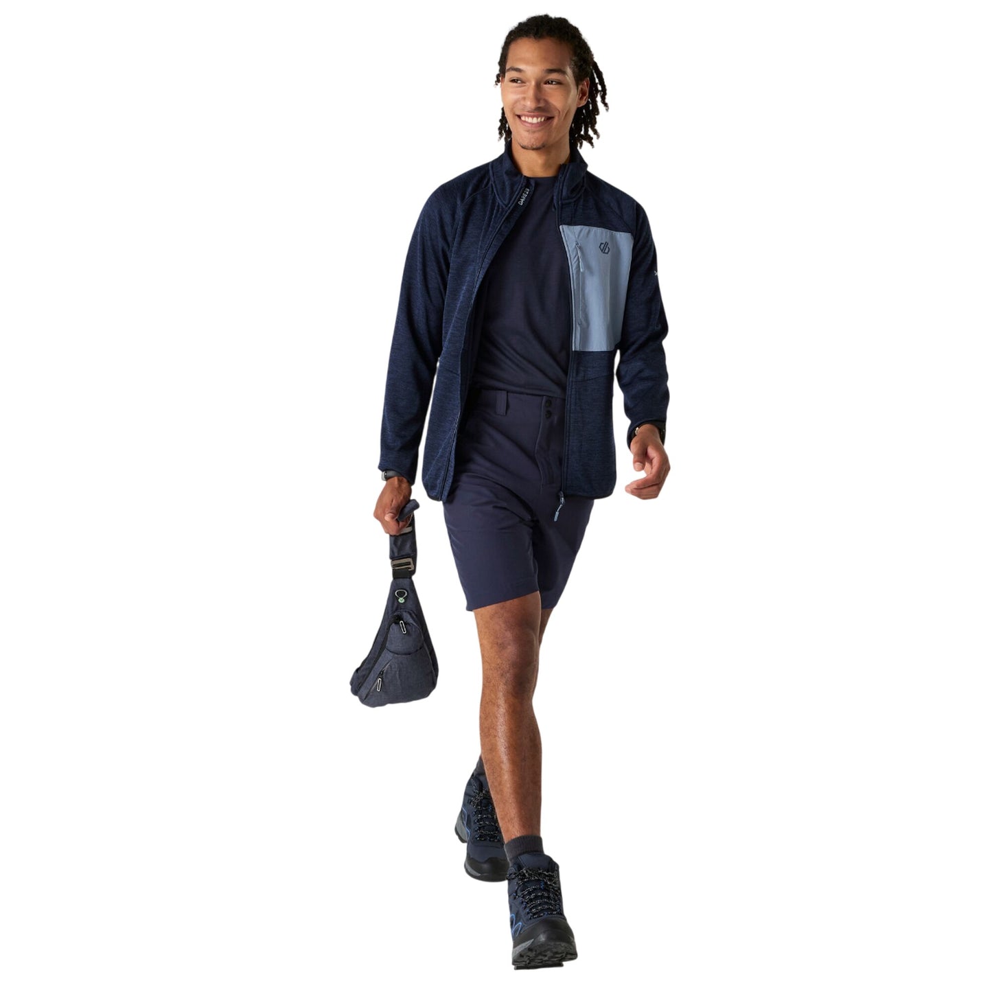 Navy-Mercury - Lifestyle - Dare 2B Mens Torrek II Fleece Jacket