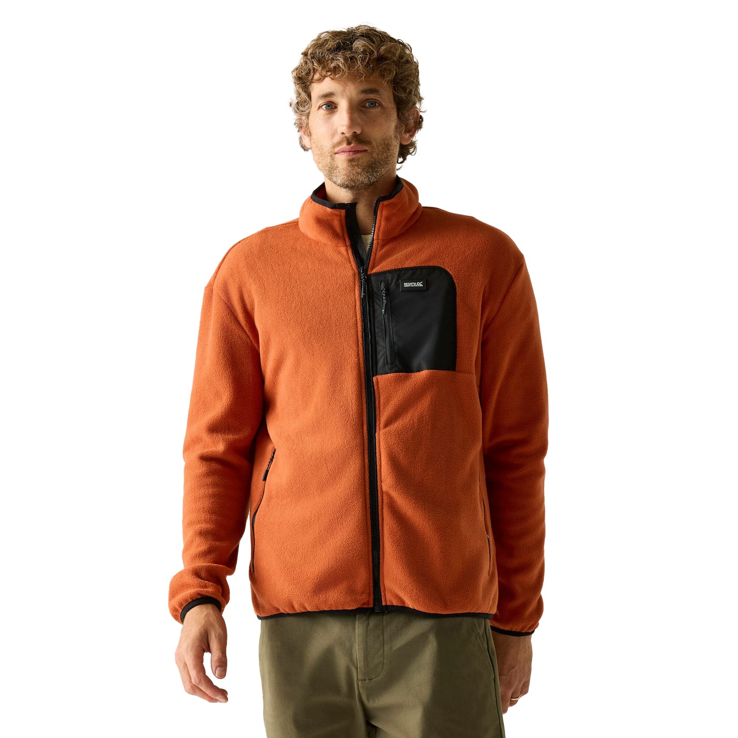 Brick-Black - Lifestyle - Regatta Mens Frankie Full Zip Fleece Jacket