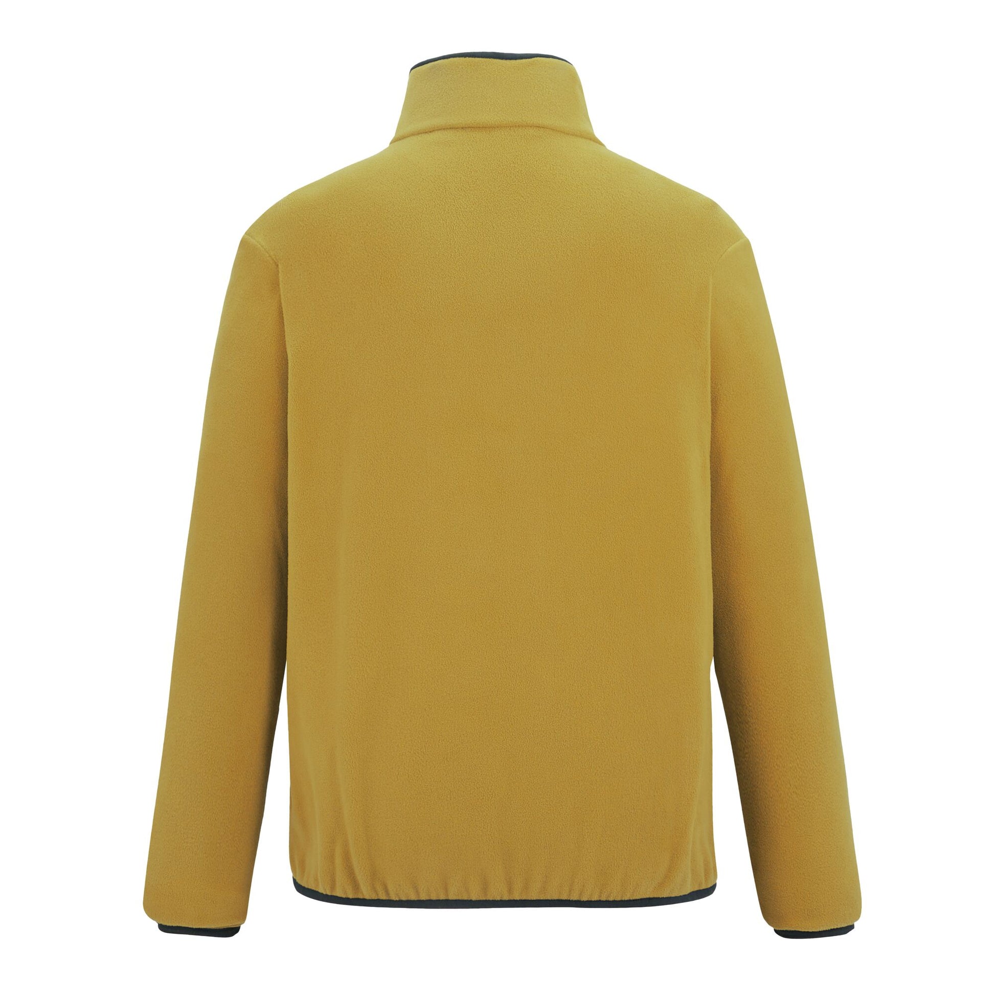 Wood Brown-Navy - Back - Regatta Mens Frankie Full Zip Fleece Jacket
