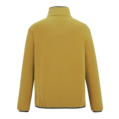 Wood Brown-Navy - Back - Regatta Mens Frankie Full Zip Fleece Jacket