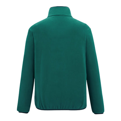 Mediterranean Green-Navy - Back - Regatta Mens Frankie Full Zip Fleece Jacket