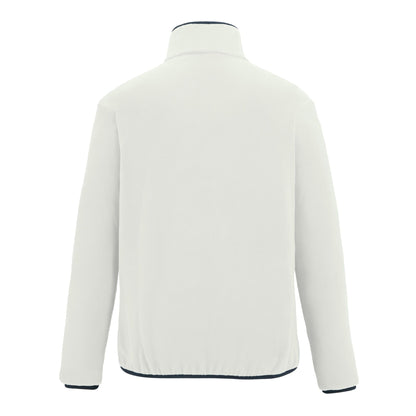 White Stone-Navy - Back - Regatta Mens Frankie Full Zip Fleece Jacket