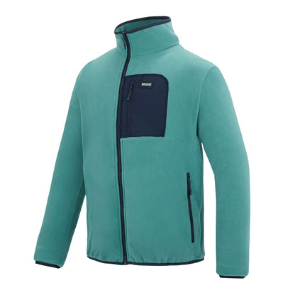 Arctic-Navy - Side - Regatta Mens Frankie Full Zip Fleece Jacket