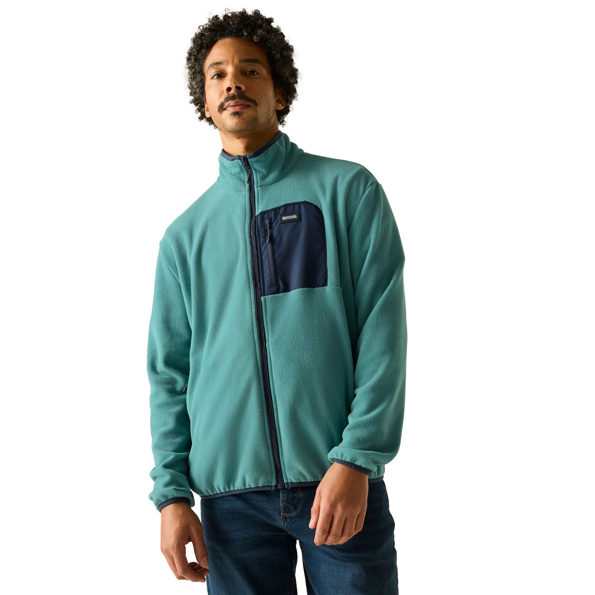 Arctic-Navy - Lifestyle - Regatta Mens Frankie Full Zip Fleece Jacket