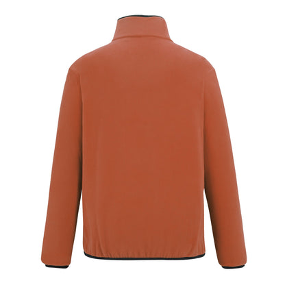 Brick-Black - Back - Regatta Mens Frankie Full Zip Fleece Jacket