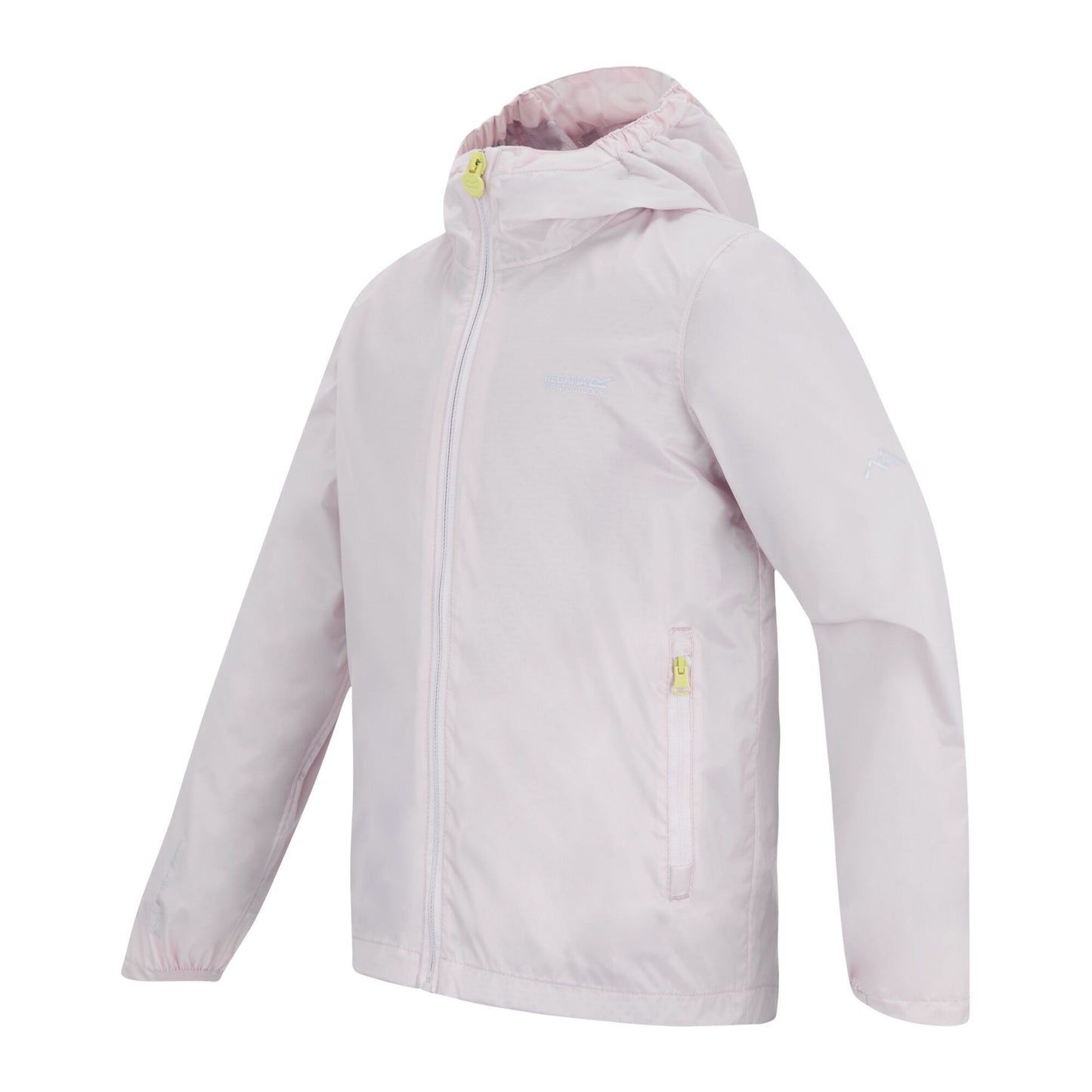 Pink Haze - Side - Regatta Childrens-Kids Lever Waterproof Shell Jacket