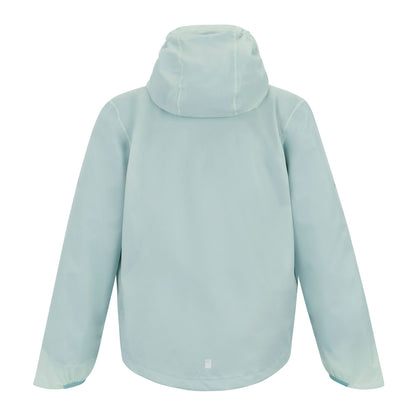 Ocean Mist - Back - Regatta Childrens-Kids Lever Waterproof Shell Jacket