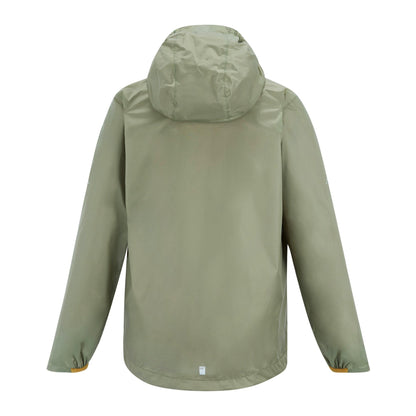Light Sage - Back - Regatta Childrens-Kids Lever Waterproof Shell Jacket