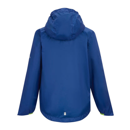 Olympian Blue - Back - Regatta Childrens-Kids Lever Waterproof Shell Jacket
