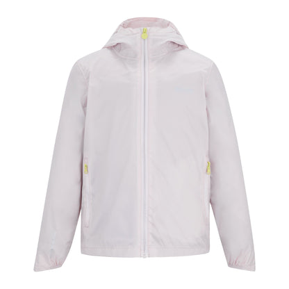 Pink Haze - Front - Regatta Childrens-Kids Lever Waterproof Shell Jacket