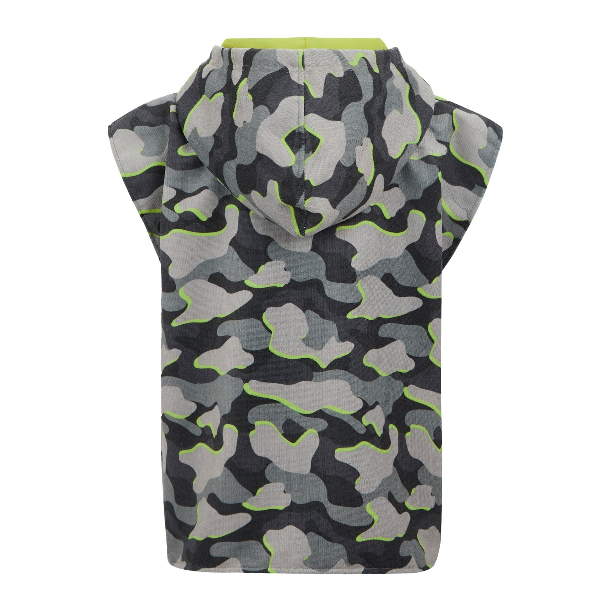 Dark Storm - Back - Regatta Childrens-Kids Camo Bath Robe