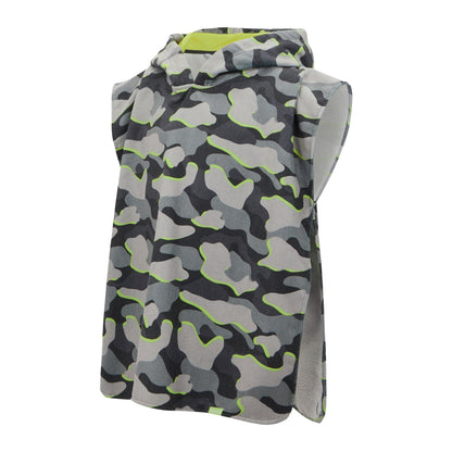 Dark Storm - Side - Regatta Childrens-Kids Camo Bath Robe