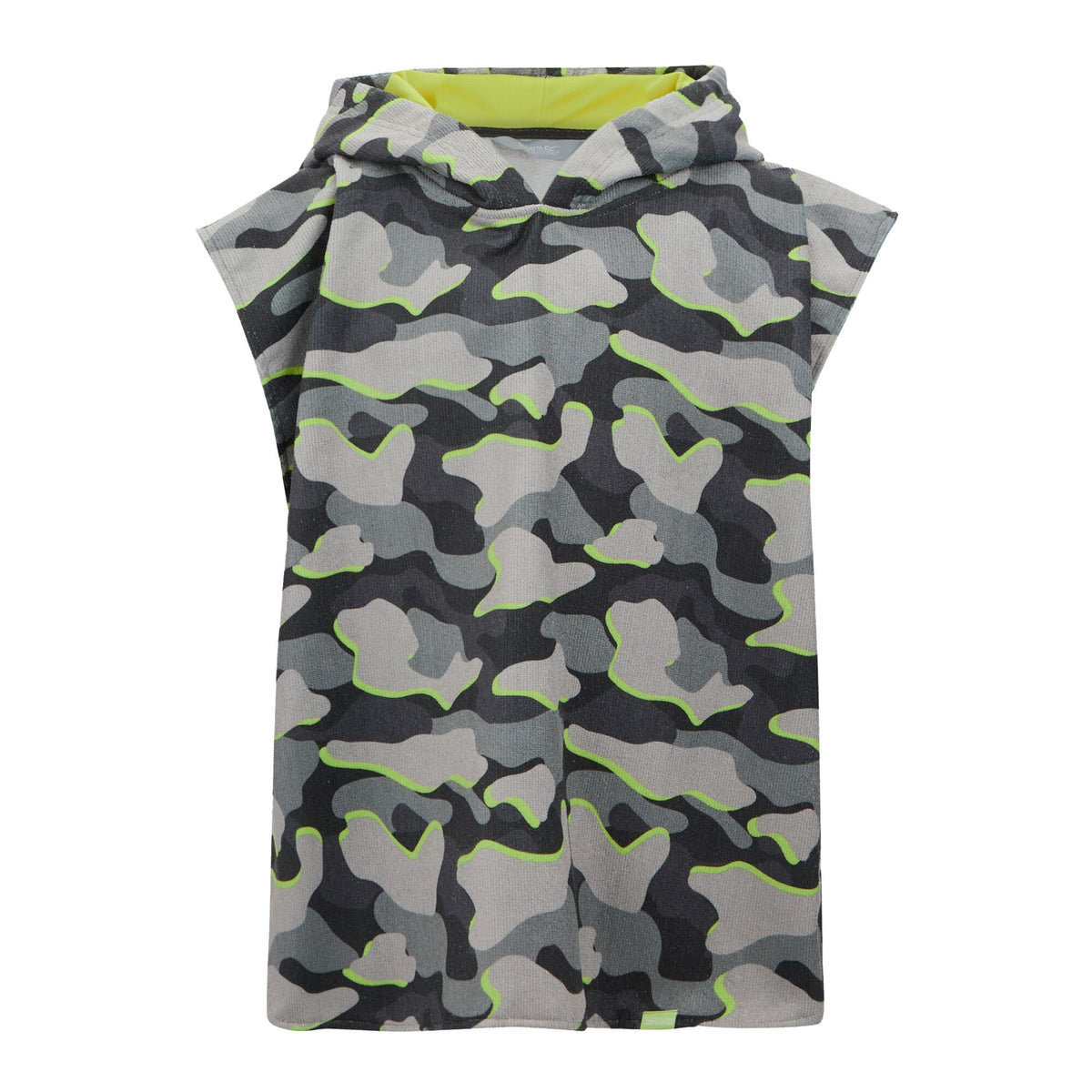 Dark Storm - Front - Regatta Childrens-Kids Camo Bath Robe
