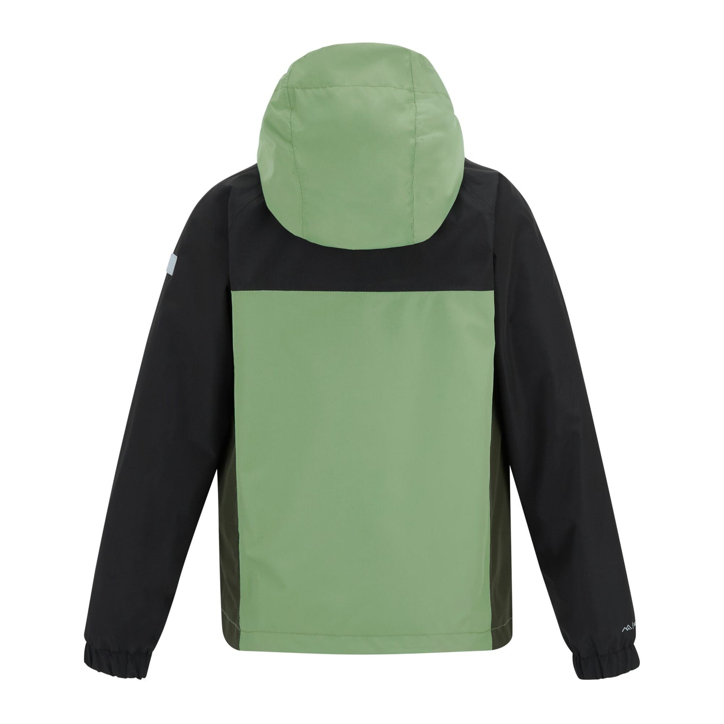 Sage-Black-Dark Khaki - Back - Regatta Childrens-Kids Hanleigh Waterproof Jacket