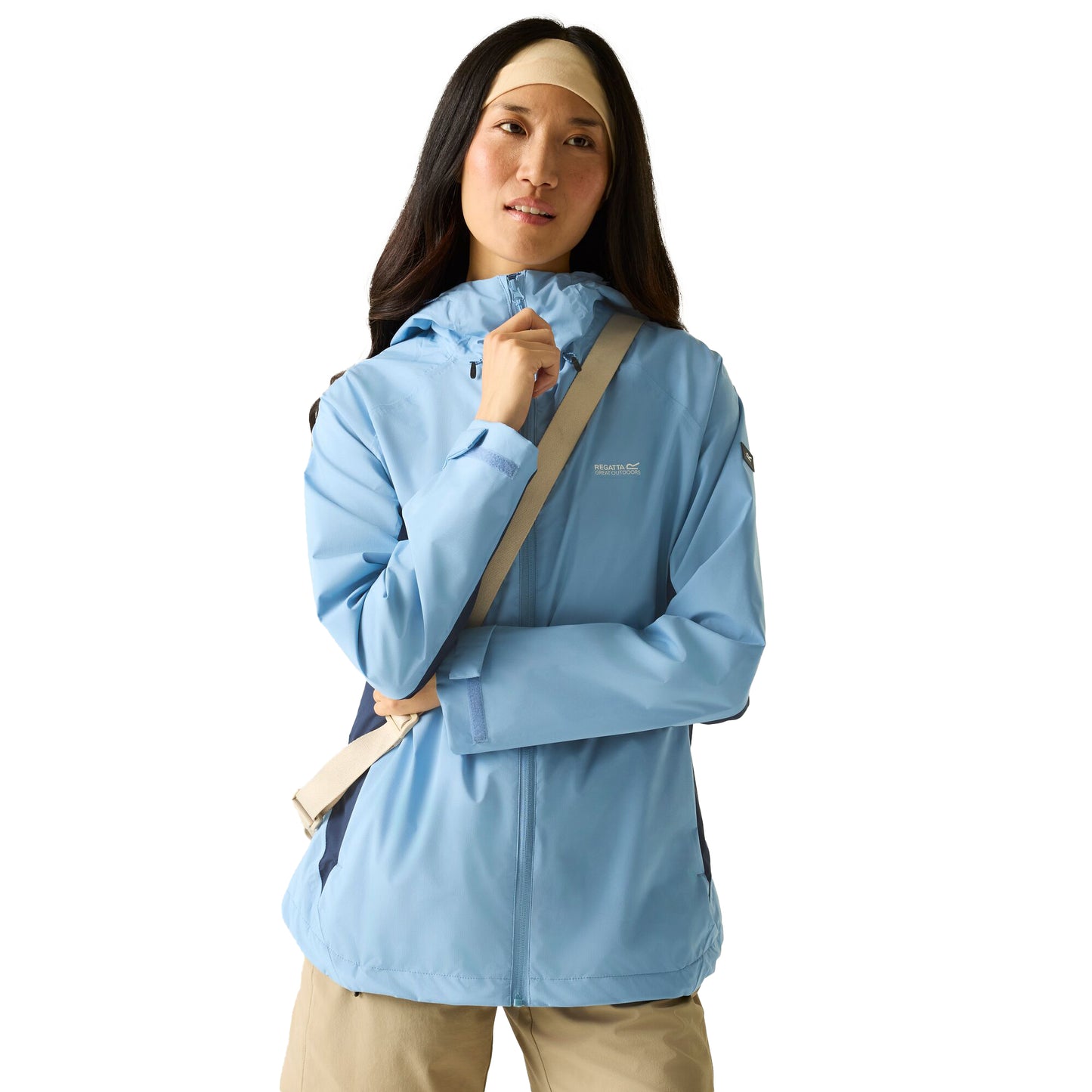 Washed Denim Blue - Lifestyle - Regatta Womens-Ladies Freesdale Waterproof Jacket