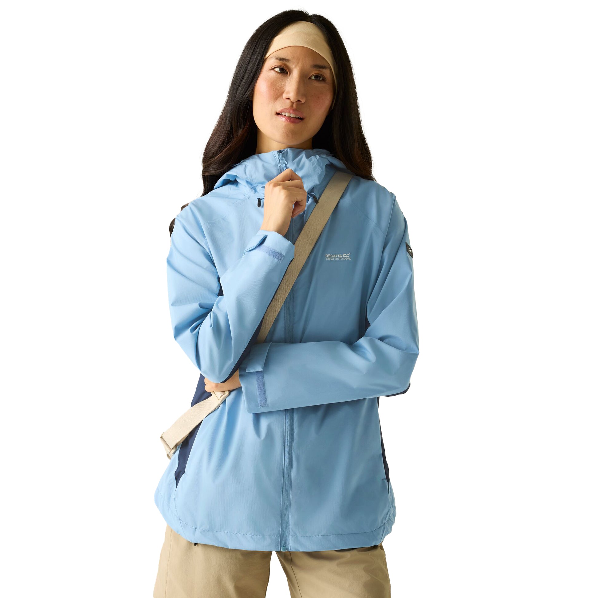 Washed Denim Blue - Lifestyle - Regatta Womens-Ladies Freesdale Waterproof Jacket