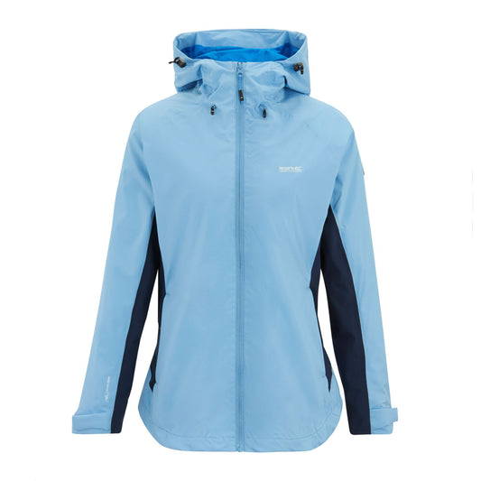 Washed Denim Blue - Front - Regatta Womens-Ladies Freesdale Waterproof Jacket