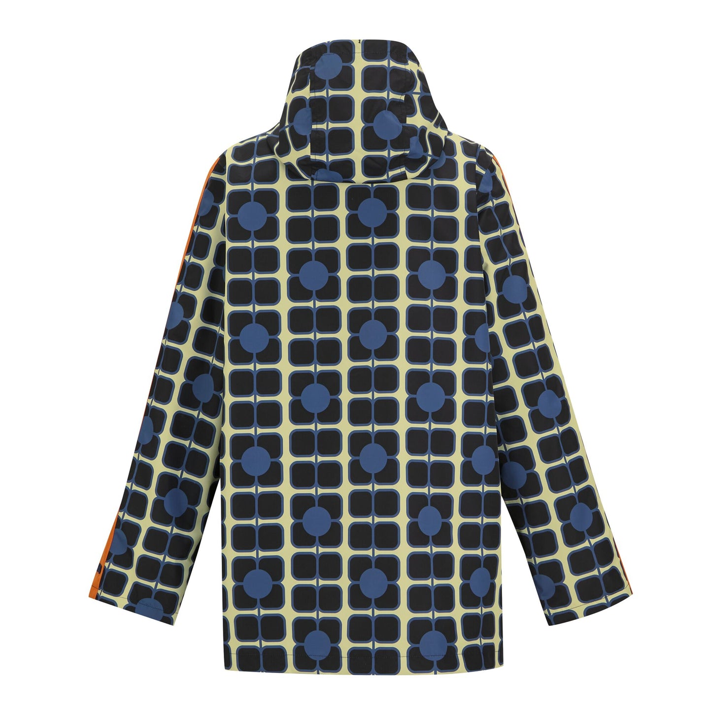 Navy - Back - Regatta Womens-Ladies Orla Kiely Mid Length Waterproof Jacket