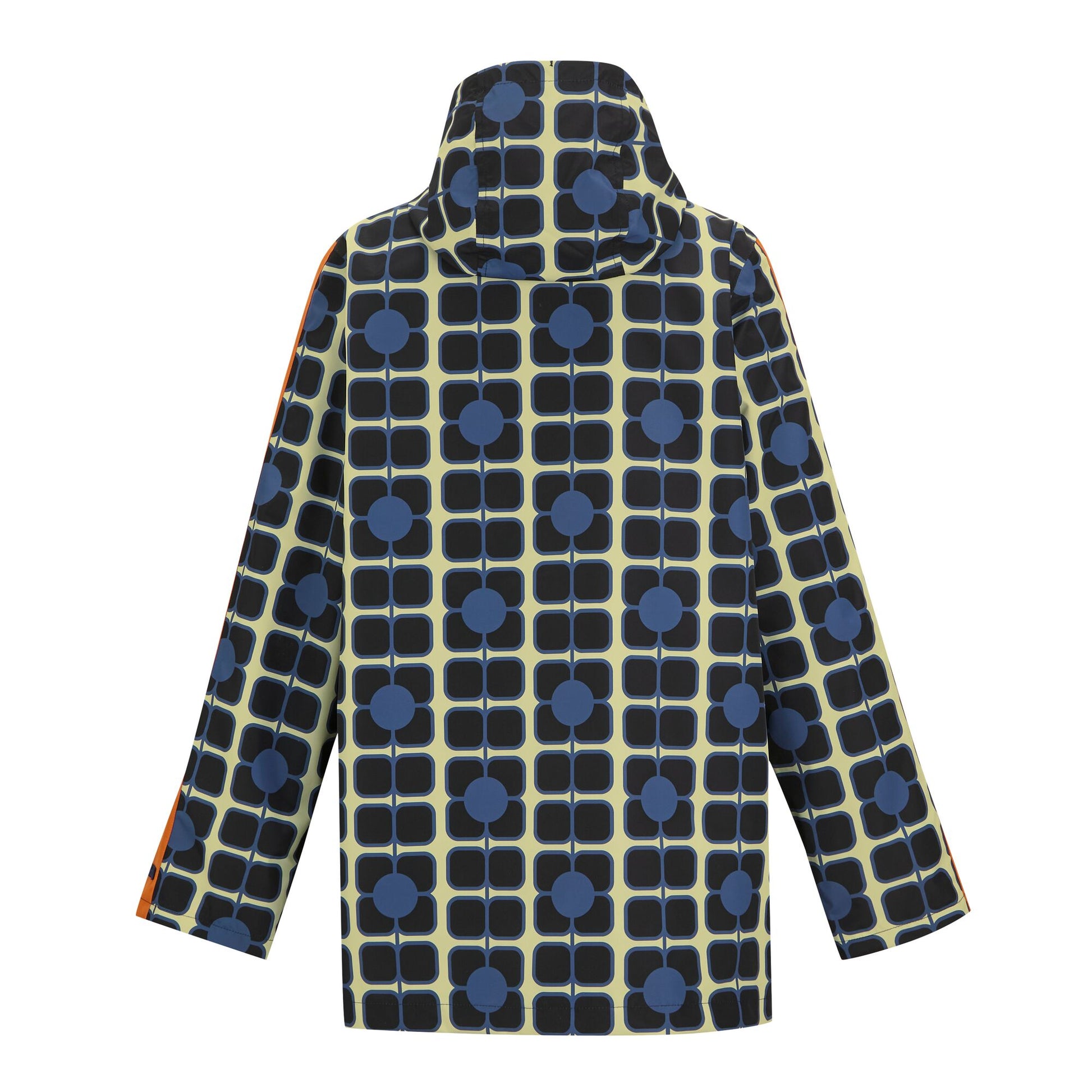 Navy - Back - Regatta Womens-Ladies Orla Kiely Mid Length Waterproof Jacket