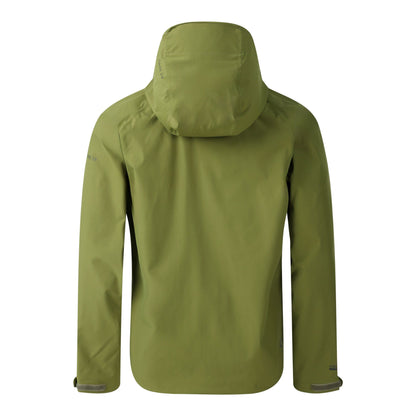 Nephrite Green Solid - Back - Dare 2B Mens Switch Out lll Waterproof Jacket