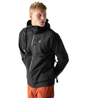 Black - Lifestyle - Dare 2B Mens Switch Out lll Waterproof Jacket