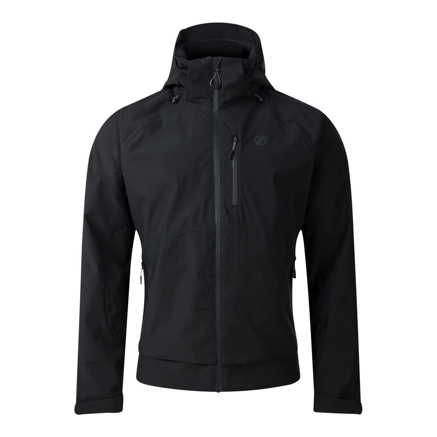 Black - Front - Dare 2B Mens Switch Out lll Waterproof Jacket