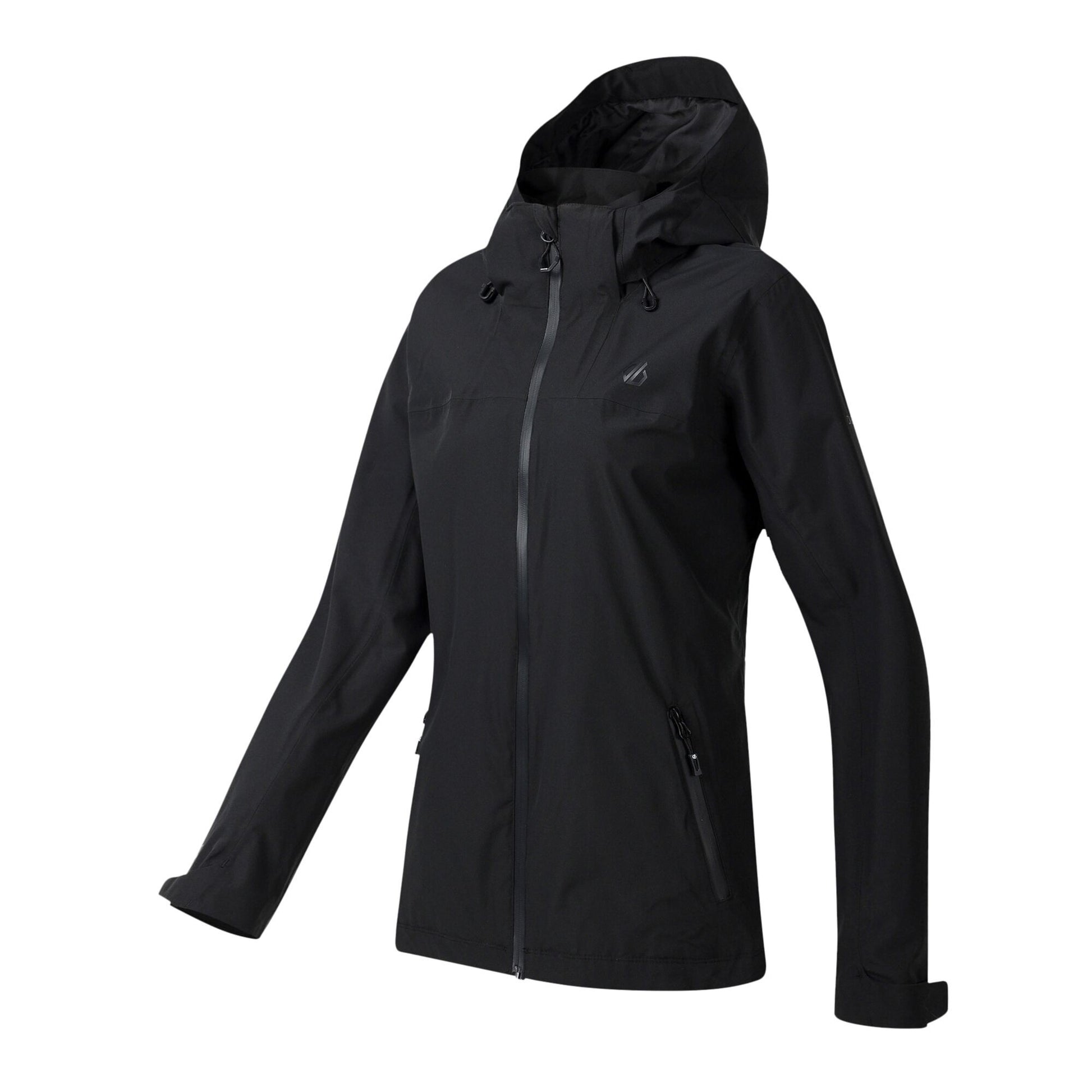 Black - Side - Dare 2B Womens-Ladies Switch Up III Waterproof Jacket