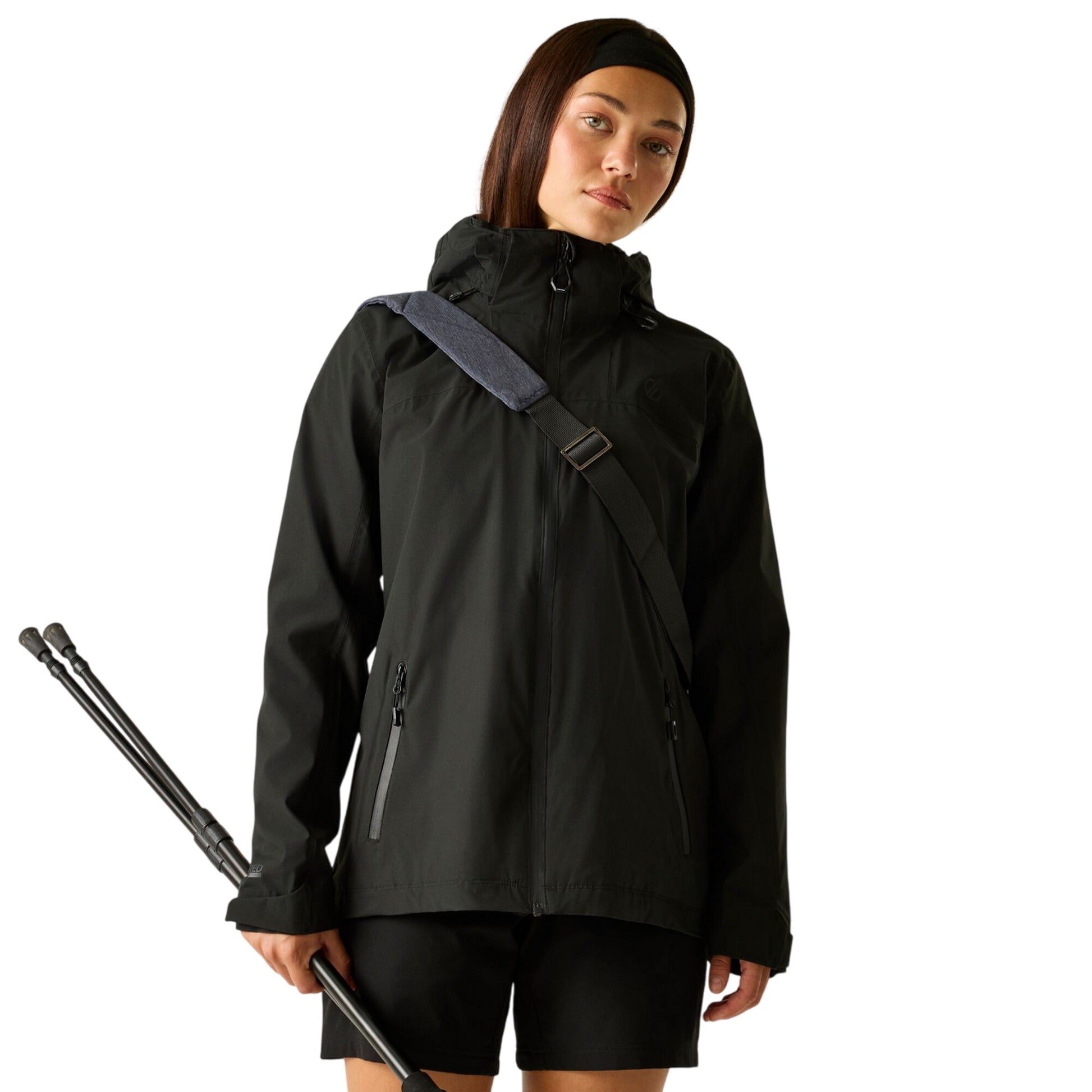 Black - Lifestyle - Dare 2B Womens-Ladies Switch Up III Waterproof Jacket