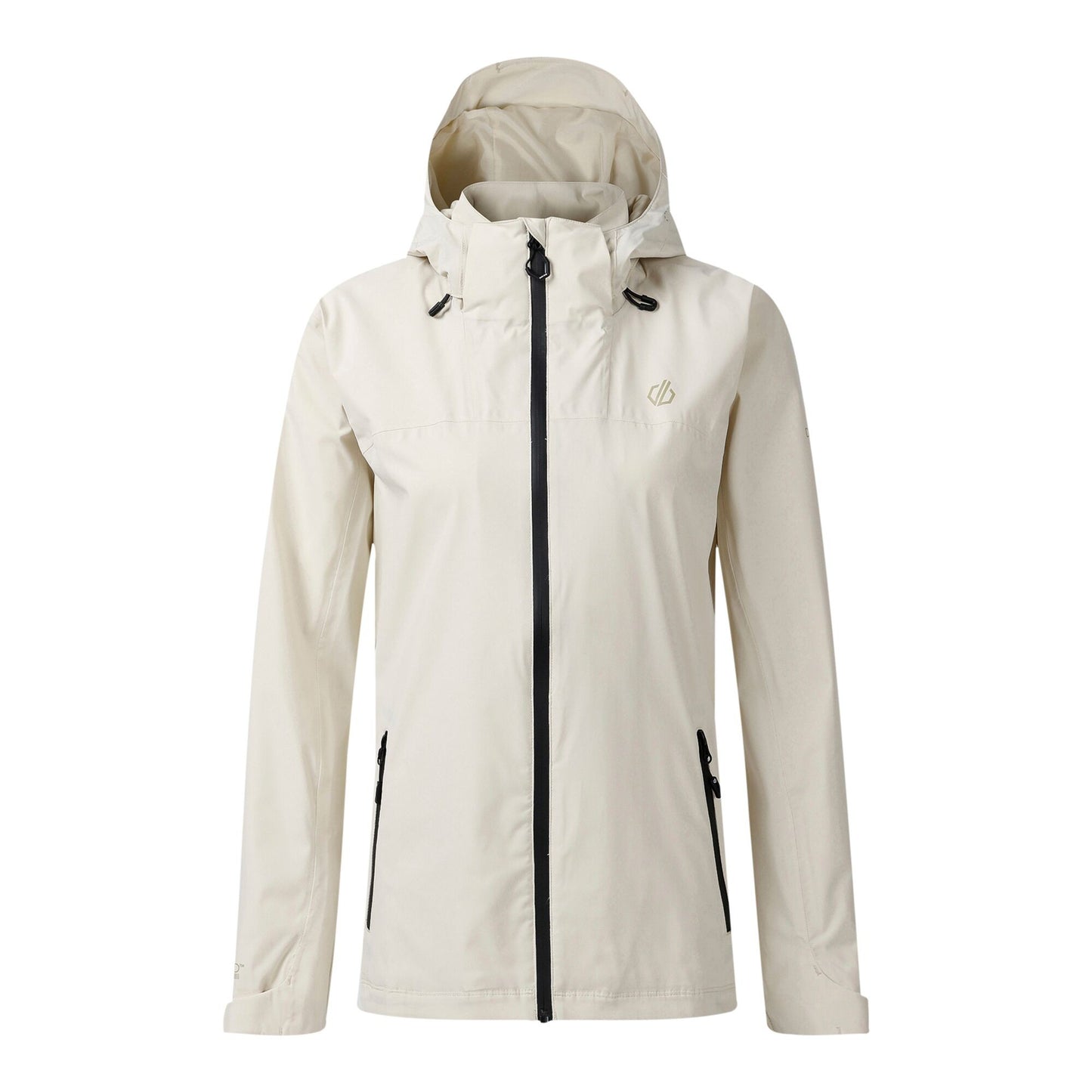 Almond Milk - Front - Dare 2B Womens-Ladies Switch Up III Waterproof Jacket