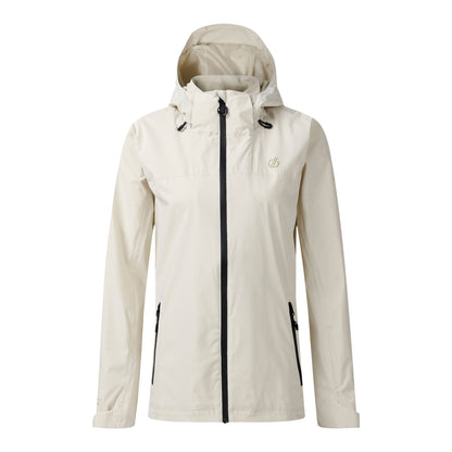 Almond Milk - Front - Dare 2B Womens-Ladies Switch Up III Waterproof Jacket