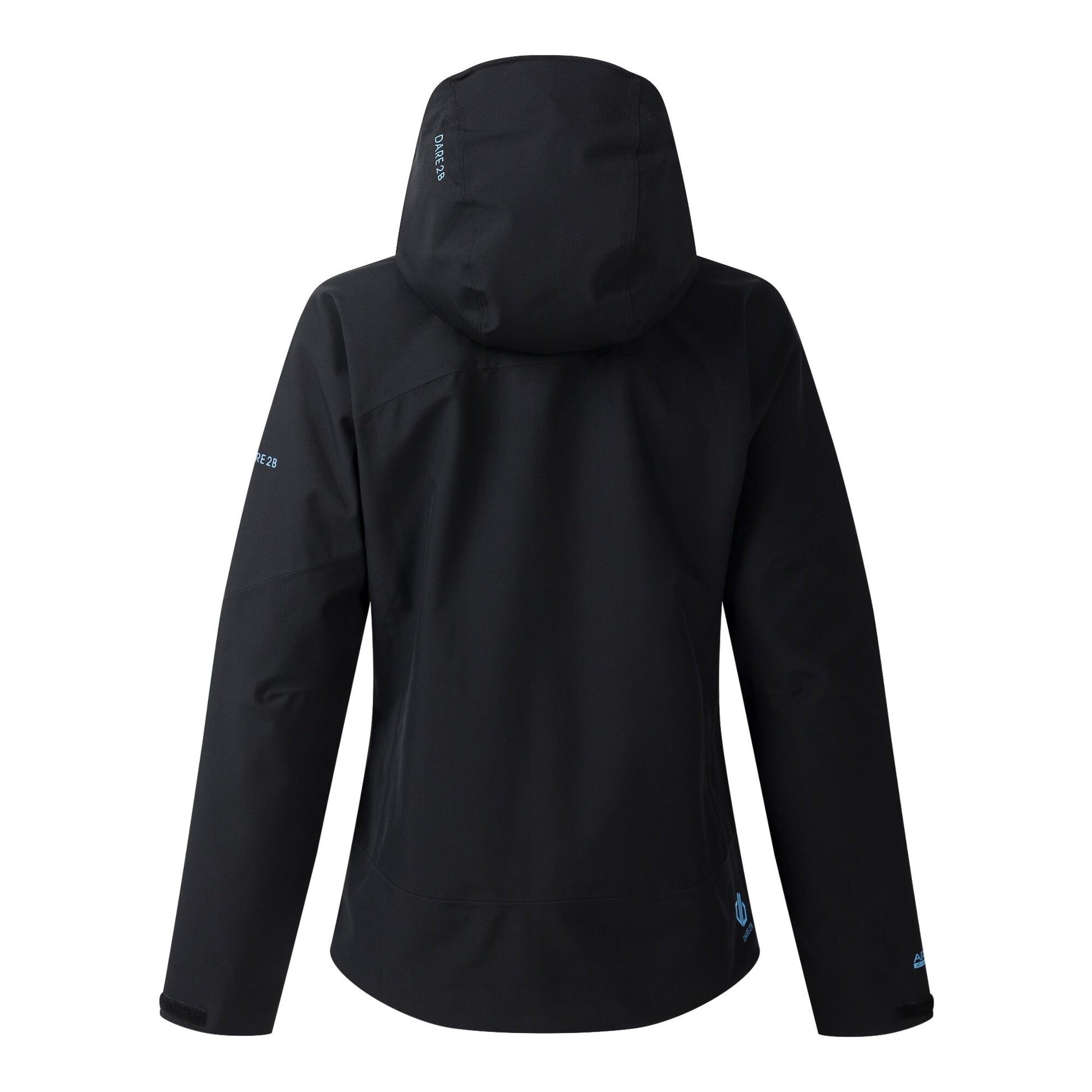 Black - Back - Dare 2B Womens-Ladies Torrek III Logo Jacket