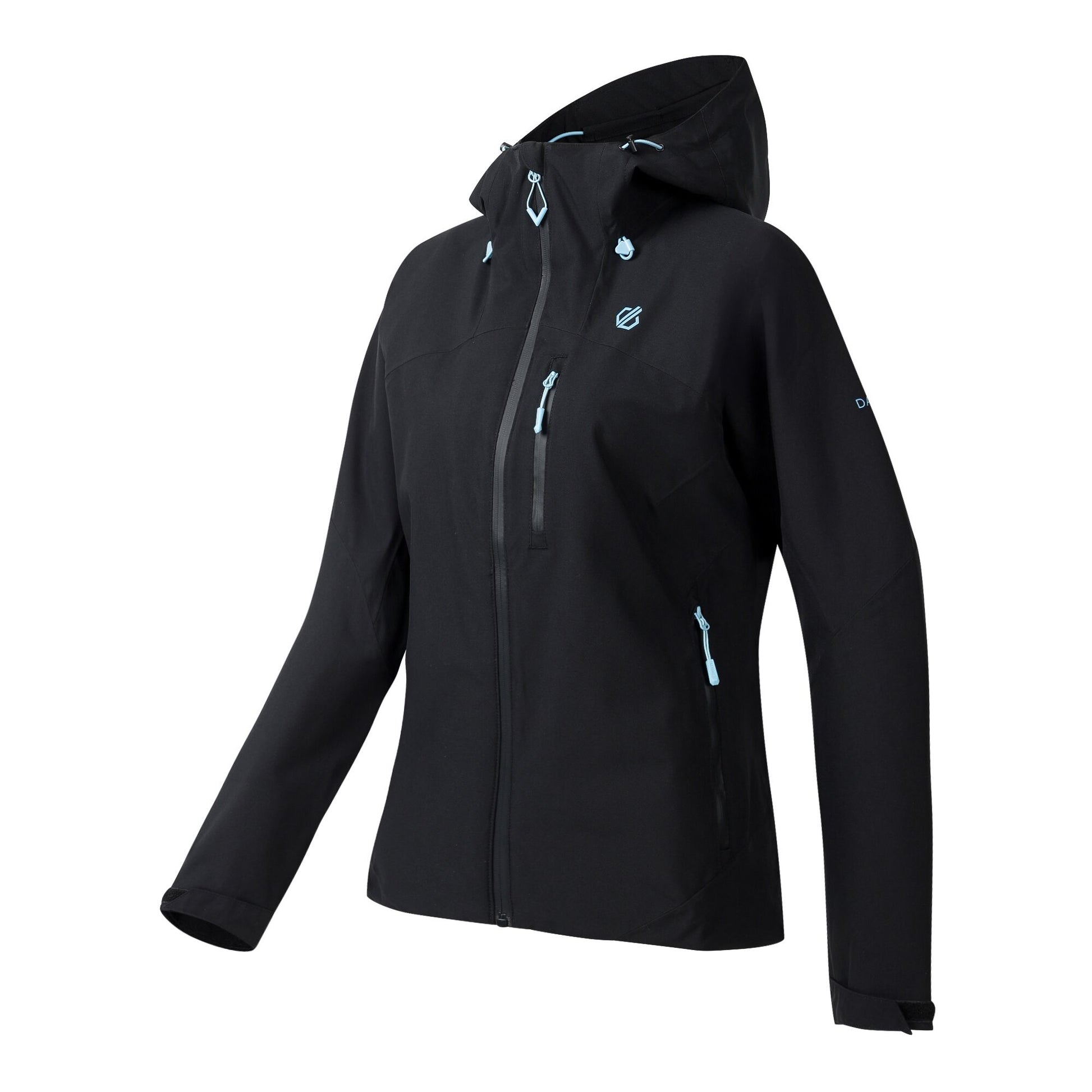 Black - Side - Dare 2B Womens-Ladies Torrek III Logo Jacket