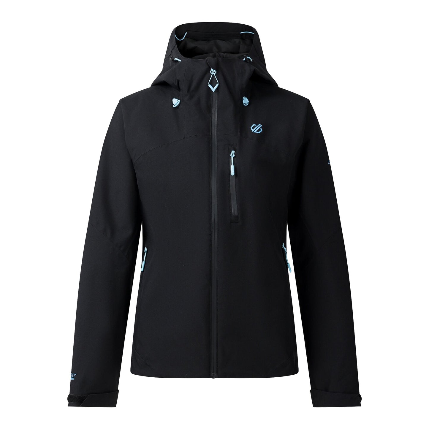 Black - Front - Dare 2B Womens-Ladies Torrek III Logo Jacket